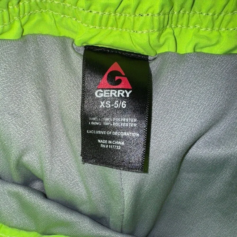Swim Trunks Shorts Bathingsuit Boys XS 5-6 Drawstring Beach Summer Gerry Blue
